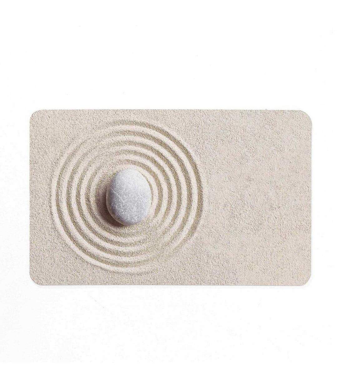 Tapis de Bain Imprimé Serena 50x80cm Beige-1
