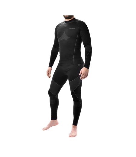 Ensemble Sous-vêtements Thermiques Homme Noir Meteor