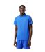 Mens Mini Pique Stretch Regular Polo Shirt Blue Lacoste-1