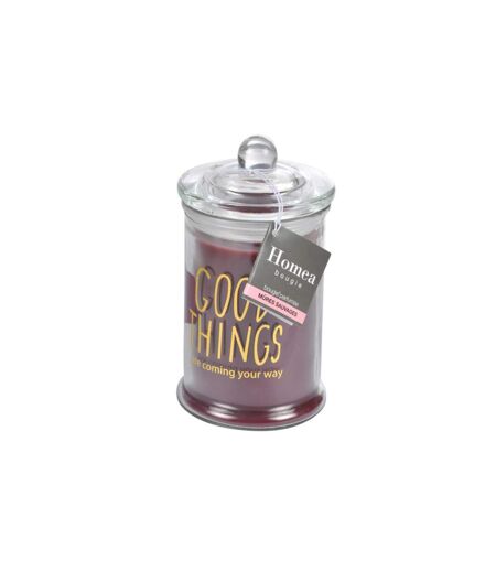 Bougie Parfumée Bocal Winter Blush 14cm Rouge