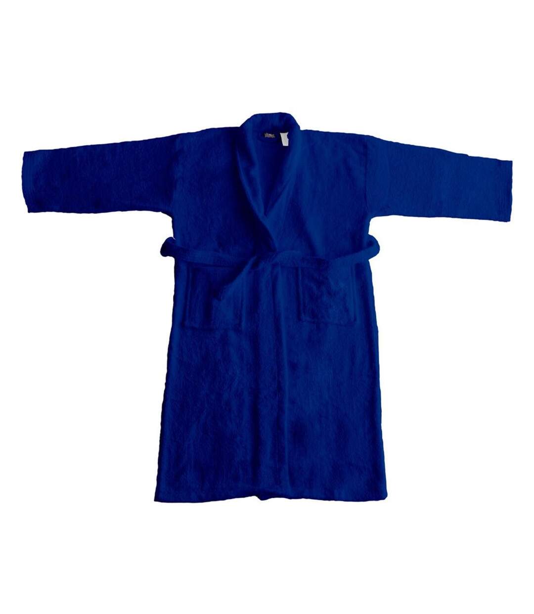 Peignoir de bain uni  bleu marine Jassz-2