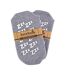 1 Pack Ladies Non Slip Cashmere Wool Slipper Bed Socks with Zzz Grips-2