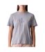 T-Shirt gris femme calvin klein jeans classic seasonal-1