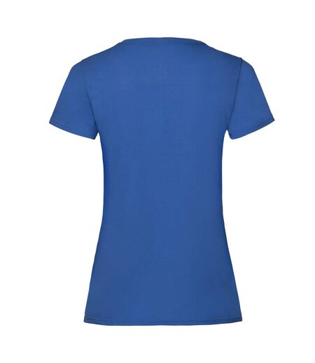Womens/ladies Lady Fit T-shirt Royal Blue Fruit Of The Loom