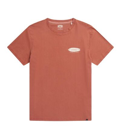 Animal Mens Chase Graphic Print Natural T-Shirt (Orange) - UTMW2786