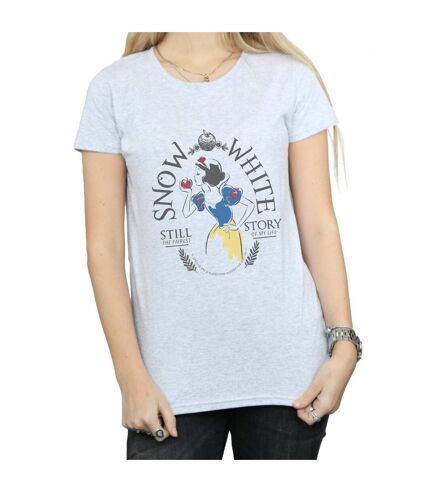 Disney Princess Womens/Ladies Snow White Fairest Story Cotton T-Shirt (Sports Grey) - UTBI36849