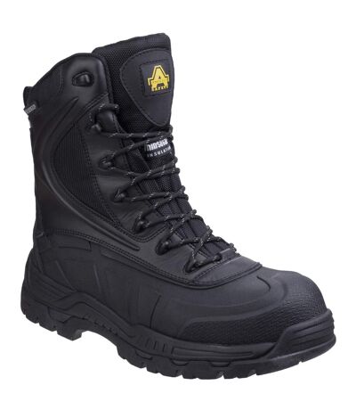 Amblers Safety Mens AS440 Hybrid Metal Free Hi-leg Waterproof Safety Boot (Black) - UTFS5786