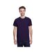 T-shirt Manches Courtes Heavy Cotton Adulte Violet Sombre Gildan-1
