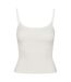 Débardeur Bretelles Fines Femme Blanc Neige Vero Moda-2