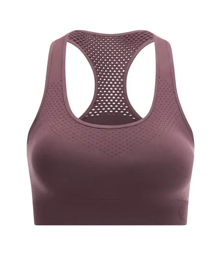 Brassière De Sport Dont Sweat It Femme Lilas Foncé Dare 2B