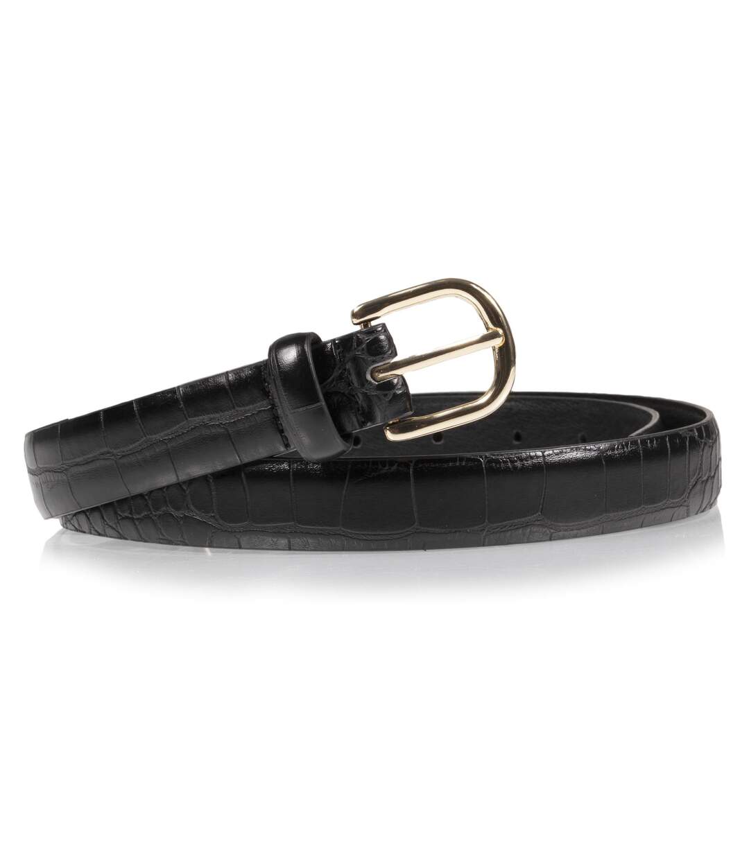 Isotoner Ceinture femme effet animal-1