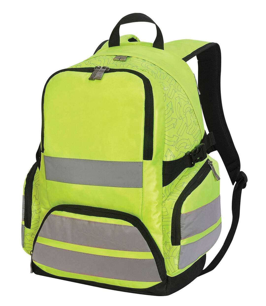 Sac à dos haute visibilité - sécurité - 7702 - jaune fluo