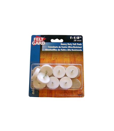Feltgard felt pads with nail-in glide 25mm one size one colour Universal Textiles