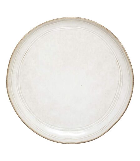 Lot de 6 Assiettes à Dessert Flower 21cm Gris