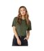 Bella + Canvas Womens/Ladies Jersey Crop T-Shirt (Military Green) - UTRW9122