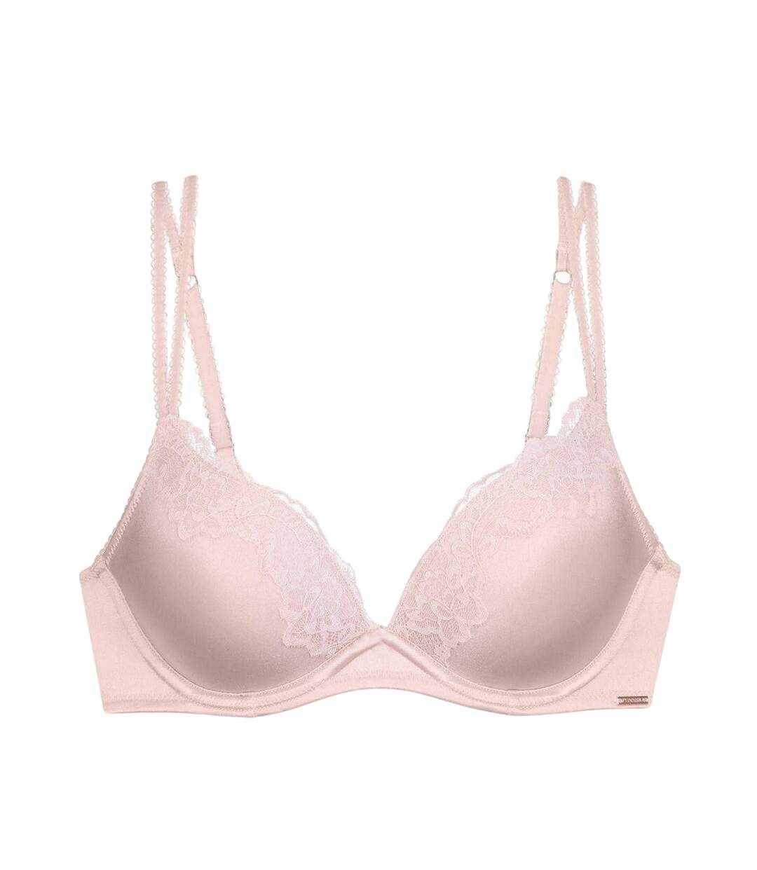 Womens/ladies Origins Plunge Bra Pink Dorina-1