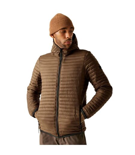 Doudoune Matelassée Rigain Homme Marron Noir Regatta
