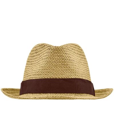 Chapeau - MB6597 - beige clair et chocolat