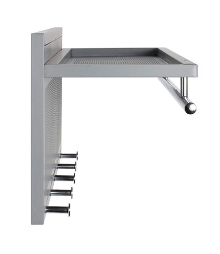 Patère Murale en Métal Paulo 75cm Gris