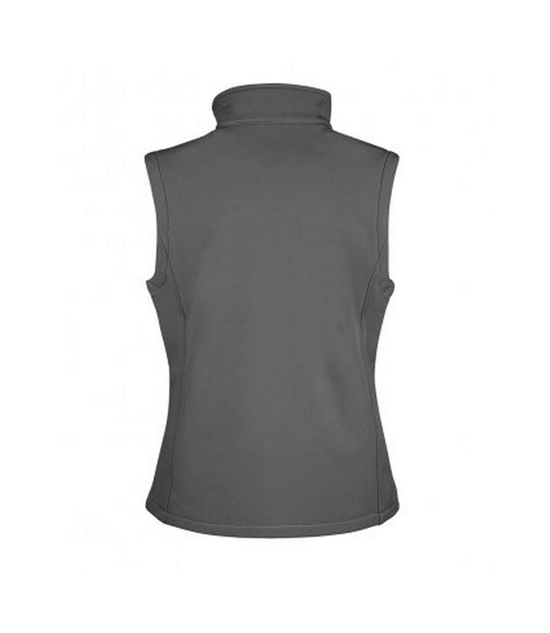 Womens/ladies core printable soft shell bodywarmer charcoal/black Result