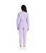 Womens/ladies Crop Sweatshirt Lilac SikSilk-2