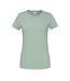 T-shirt iconic premium femme vert de gris Fruit of the Loom Fruit of the Loom