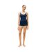 Ensemble De Pyjama Court Manches Style Caraco Motif/style Lacets Femme Bleu Marine Foncé Tommy Hilfiger-4