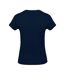 Kariban - T-shirt à manches courtes et col en V - Femme (Bleu marine) - UTRW711