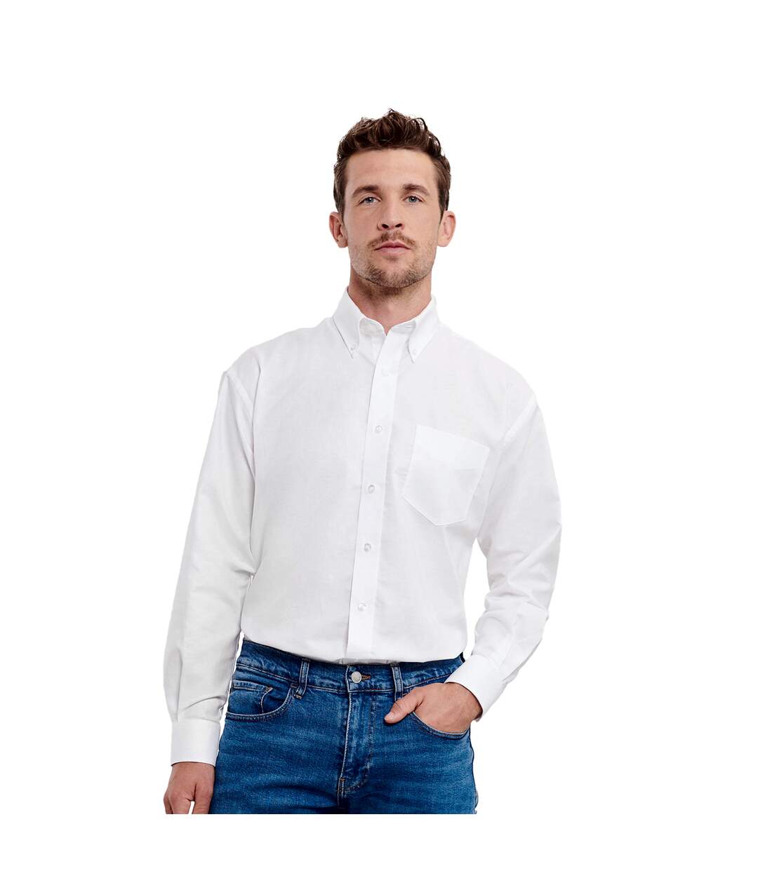 Chemise homme blanc Russell Collection