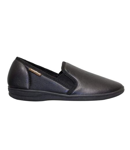 Chaussons homme noir Goodyear