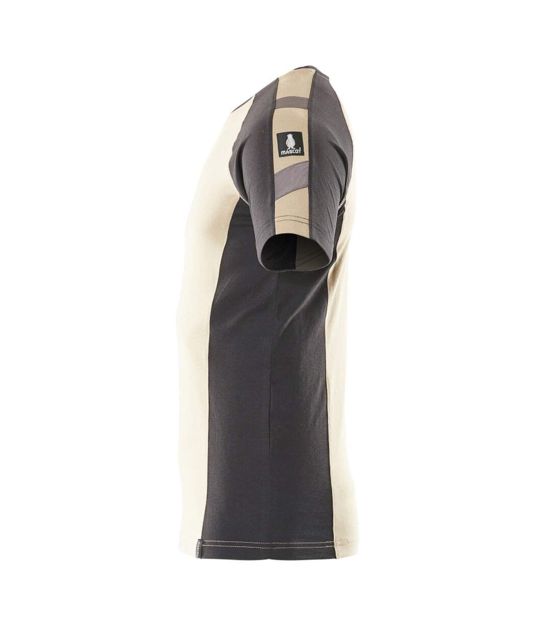 T-shirt Potsdam Unique Homme Kaki Clair Noir Mascot-3