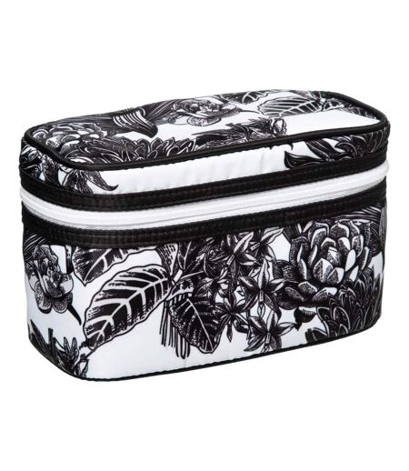 Trousse de Toilette Blackflora 27cm Noir & Blanc