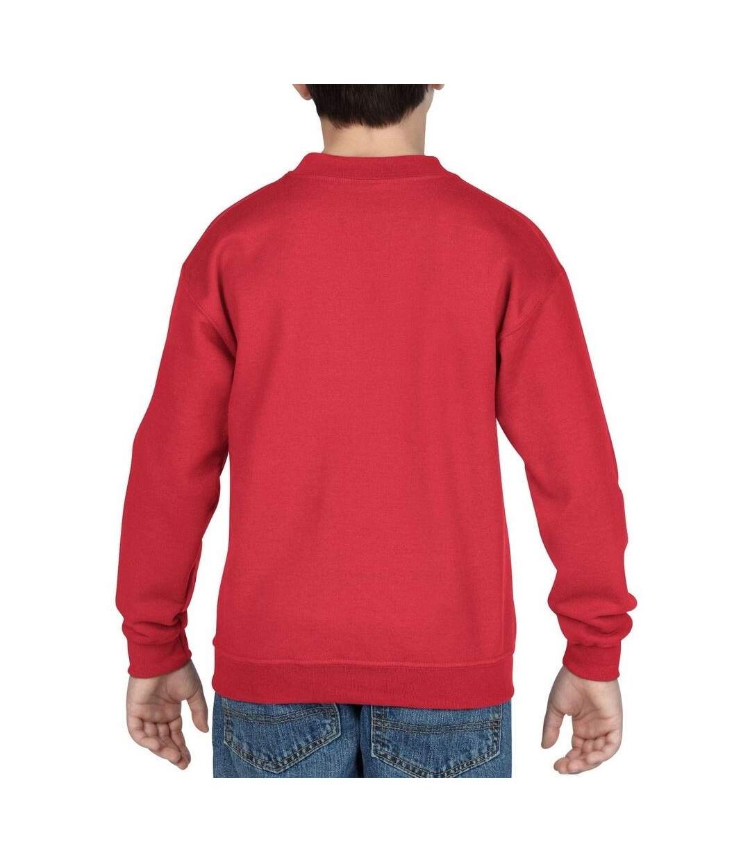 Sweatshirt enfant rouge Gildan-3