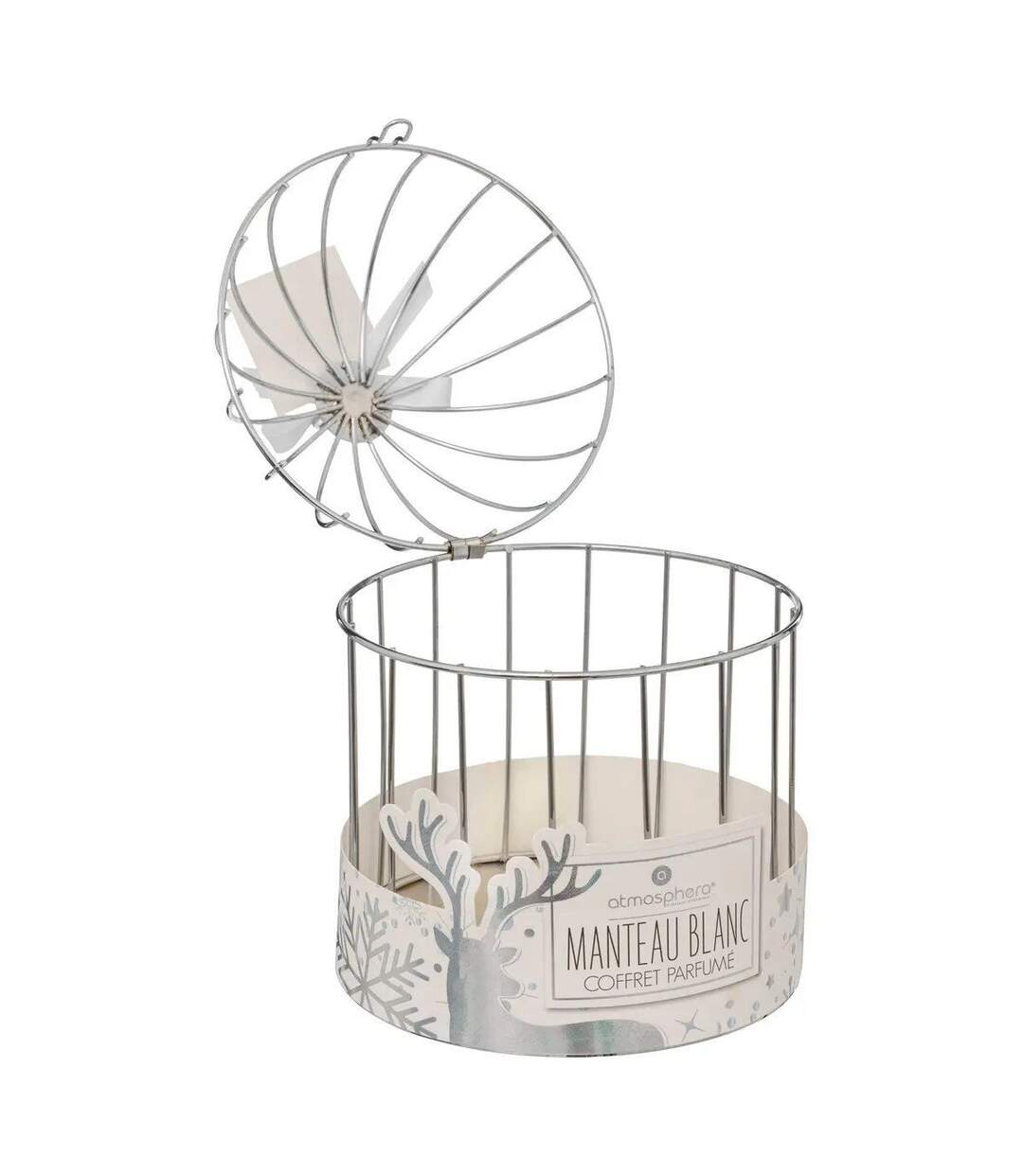 Coffret Bougie & Diffuseur Parfum Lola 20cm Blanc-3
