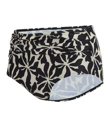 Womens/ladies Loria Abstract Floral Bikini Bottoms Beige Regatta