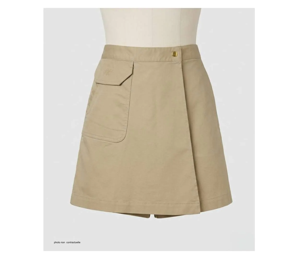 MAYFLOWER MARILOU1 – Jupe-short en coton stretch pour un confort et un style urbain absolus-3