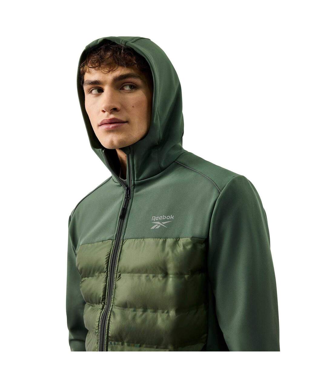 Mens Heywood Hybrid Jacket Breakaway Green Reebok-3