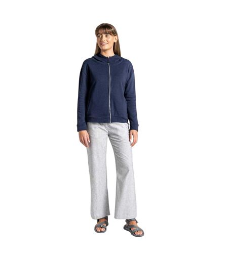 Veste Polaire À Capuche Eden Femme Bleu Marine Craghoppers