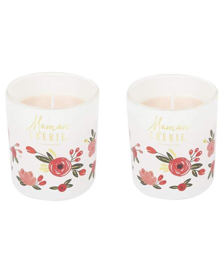 Coffret de 2 bougies parfumées collection MAMAN CHERIE