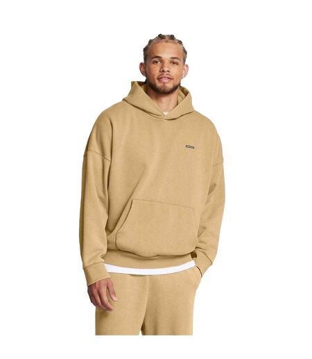 Sweat À Capuche Manches Tombantes Homme Marron Under Armour