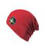 Unisex adult softex beanie red Result Core