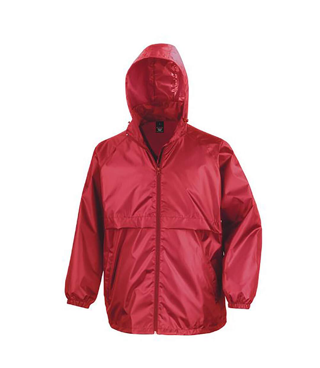 Result Mens Core Adult Windcheater Water Repellent Windproof Jacket (Red) - UTBC897-1