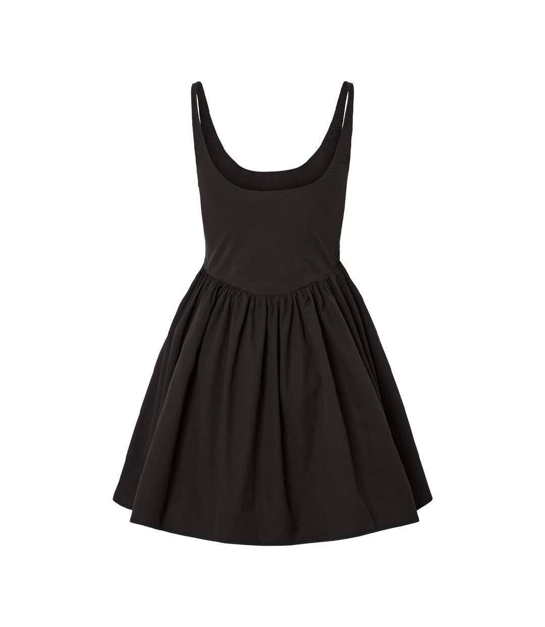 Robe noire femme pieces vana-2