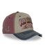 Casquette baseball avec broderie et effet usé Retro Denim Vondutch-4