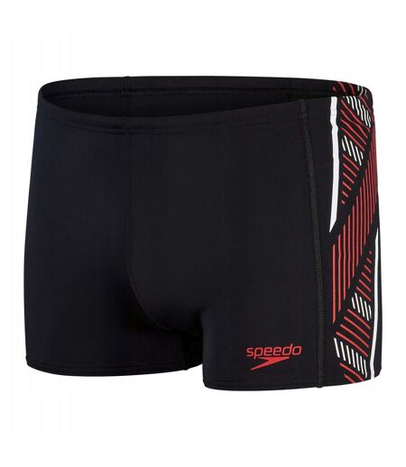 Short De Bain Tech Pnl Asht Homme Noir Rouge Blanc Speedo