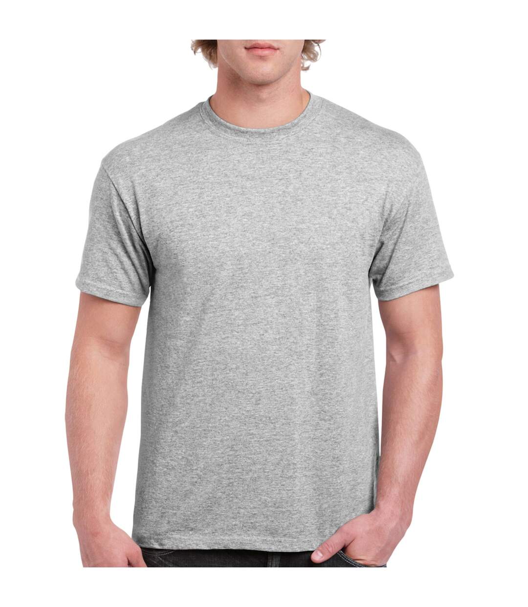 T-shirt homme gris Gildan Hammer