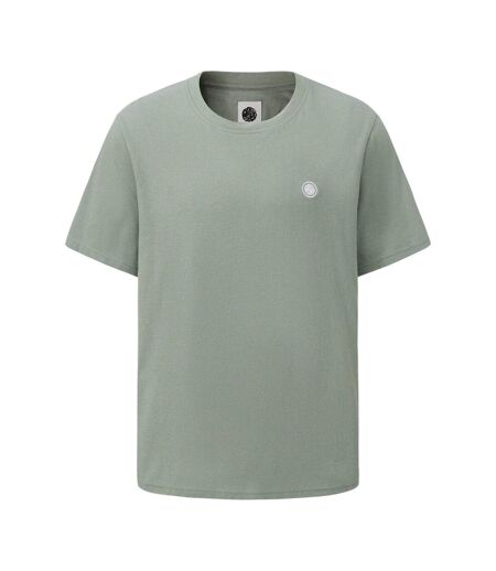Mens Small Logo Cotton T-shirt Light Green Pretty Green