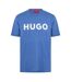 Mens Dulivio Contrast Logo T-shirt Medium Blue Hugo-1