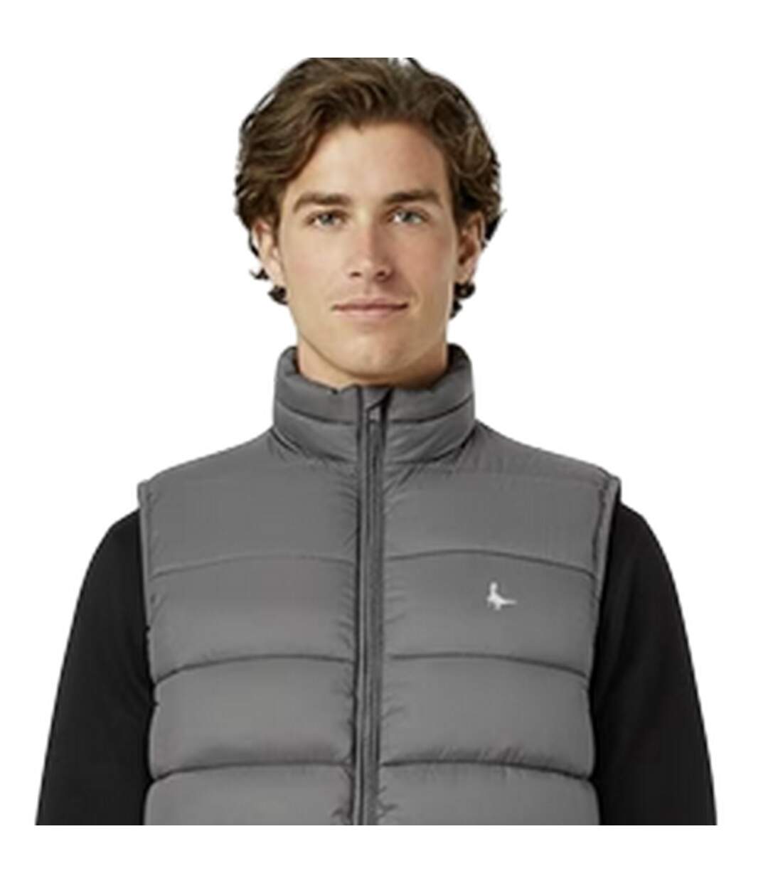 Mens Kershaw Lightweight Puffer Gilet Granite Grey Jack Wills-4