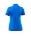 Womens/ladies Grasse Crossover Polo Shirt Azure Blue Mascot-2